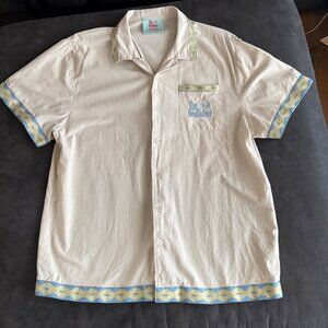 The Godfather x Shoe Palace Beige Short Sleeve Shirt